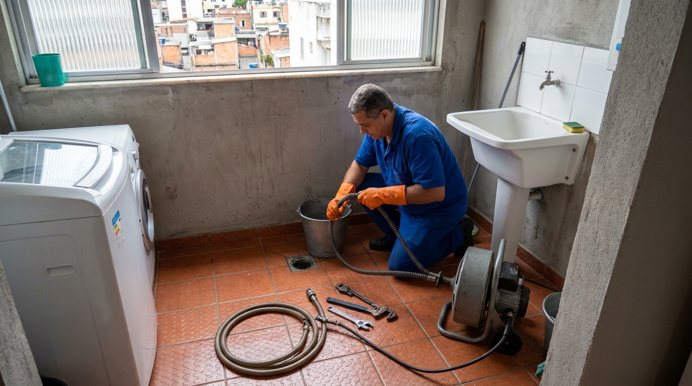 Limpeza Profunda de Ralos em Rio Claro‑SP